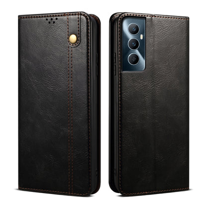 ซองหนังใส่โทรศัพท์ลายม้าบ้าสีน้ำมัน, For Realme 11 Pro / 11 Pro+, For Realme C65 4G, For Realme 10 Pro+