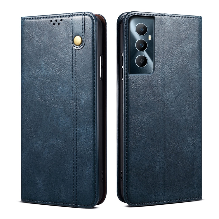 ซองหนังใส่โทรศัพท์ลายม้าบ้าสีน้ำมัน, For Realme 11 Pro / 11 Pro+, For Realme C65 4G, For Realme 10 Pro+