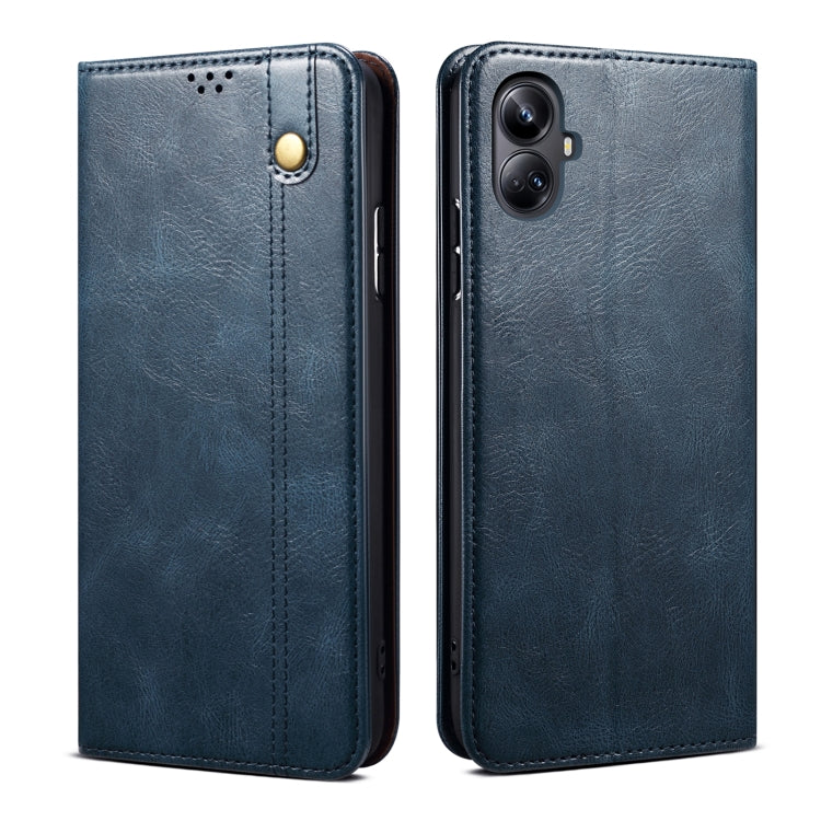 ซองหนังใส่โทรศัพท์ลายม้าบ้าสีน้ำมัน, For Realme 11 Pro / 11 Pro+, For Realme C65 4G, For Realme 10 Pro+