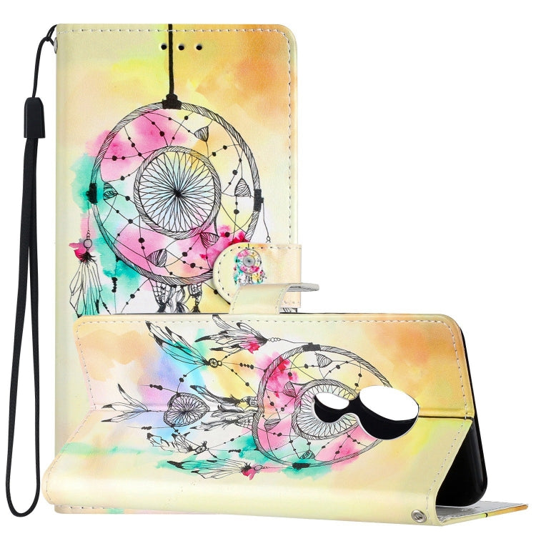 เคสโทรศัพท์หนังวาดสี, For Motorola Moto G7 Power