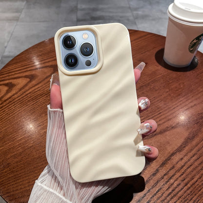 เคสโทรศัพท์ TPU พื้นผิวคลื่นสีทึบ