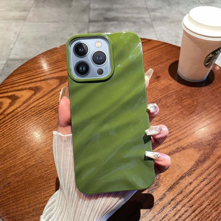 เคสโทรศัพท์ TPU พื้นผิวคลื่นสีทึบ