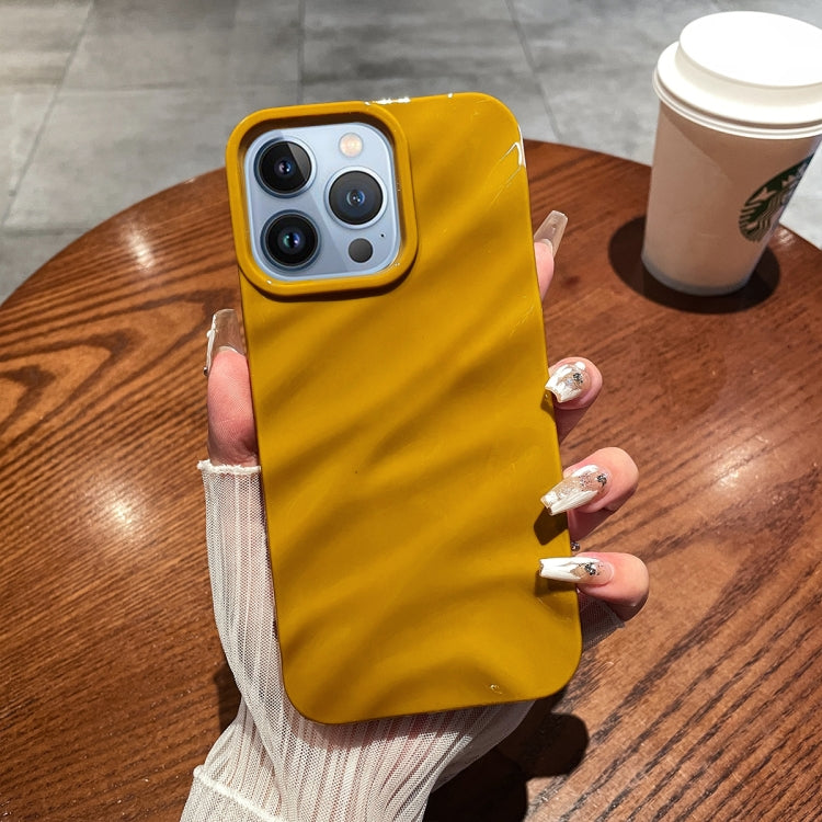 เคสโทรศัพท์ TPU พื้นผิวคลื่นสีทึบ