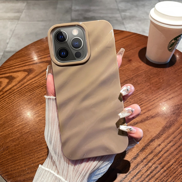 เคสโทรศัพท์ TPU พื้นผิวคลื่นสีทึบ