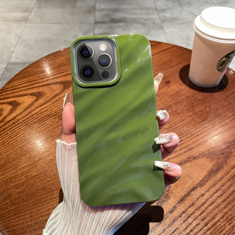 เคสโทรศัพท์ TPU พื้นผิวคลื่นสีทึบ