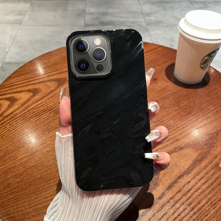 เคสโทรศัพท์ TPU พื้นผิวคลื่นสีทึบ