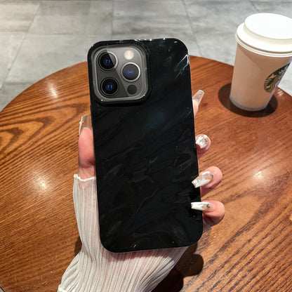 เคสโทรศัพท์ TPU พื้นผิวคลื่นสีทึบ