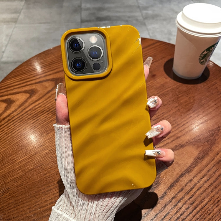 เคสโทรศัพท์ TPU พื้นผิวคลื่นสีทึบ