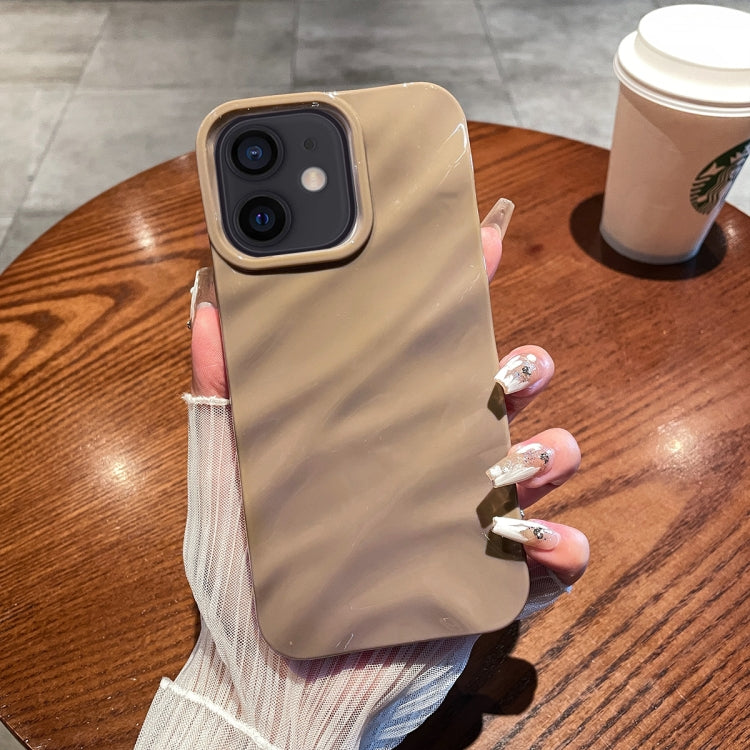 เคสโทรศัพท์ TPU พื้นผิวคลื่นสีทึบ