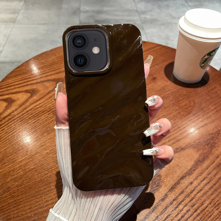 เคสโทรศัพท์ TPU พื้นผิวคลื่นสีทึบ