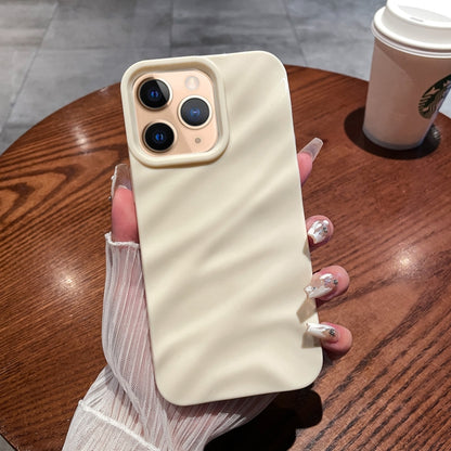 เคสโทรศัพท์ TPU พื้นผิวคลื่นสีทึบ