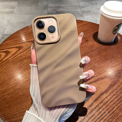 เคสโทรศัพท์ TPU พื้นผิวคลื่นสีทึบ