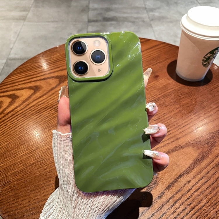 เคสโทรศัพท์ TPU พื้นผิวคลื่นสีทึบ