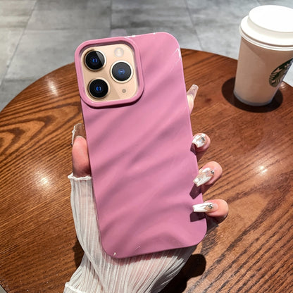เคสโทรศัพท์ TPU พื้นผิวคลื่นสีทึบ