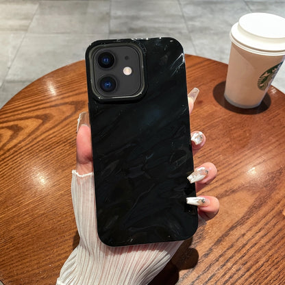เคสโทรศัพท์ TPU พื้นผิวคลื่นสีทึบ