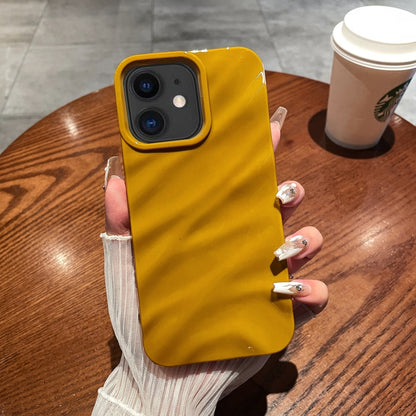 เคสโทรศัพท์ TPU พื้นผิวคลื่นสีทึบ