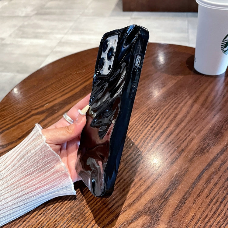 เคสโทรศัพท์ TPU พื้นผิวคลื่นสีทึบ