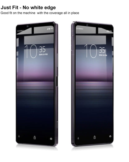 ฟิล์มกระจกนิรภัยแบบเต็มจอ IMAK Pro+ Series, For Sony Xperia 1 II, For Sony Xperia 1, For Sony Xperia 5, For Sony Xperia 10 II