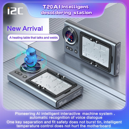 i2C T20 เมนบอร์ดอัจฉริยะแพลตฟอร์มทำความร้อนชั้นกลางสำหรับ iPhone X-14 Series, i2C T20 For iPhone X-14 Series