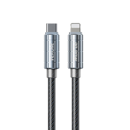 WK WDC-205 PD 20W USB-C/Type-C to 8 Pin Super Fast Charge Data Cable, ความยาว: 1 ม., WDC-205