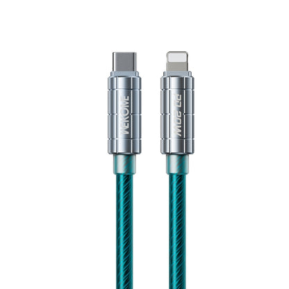 WK WDC-205 PD 20W USB-C/Type-C to 8 Pin Super Fast Charge Data Cable, ความยาว: 1 ม., WDC-205