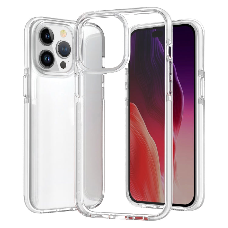 เคสโทรศัพท์ TPU โปร่งใสกันกระแทกสองสี, For iPhone 17 Pro Max, For iPhone 17 Pro, For iPhone 17, For iPhone Air, For iPhone 16 Pro Max, For iPhone 16 Pro, For iPhone 16 Plus, For iPhone 16, For iPhone 15 Pro Max, For iPhone 15 Pro, For iPhone 15 Plus   ...