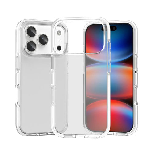 เคสโทรศัพท์ TPU โปร่งใสกันกระแทกสองสี, For iPhone 17 Pro Max, For iPhone 17 Pro, For iPhone 17, For iPhone Air, For iPhone 16 Pro Max, For iPhone 16 Pro, For iPhone 16 Plus, For iPhone 16, For iPhone 15 Pro Max, For iPhone 15 Pro, For iPhone 15 Plus   ...