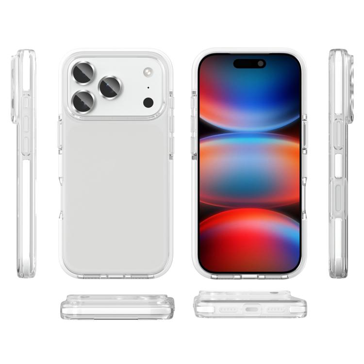 เคสโทรศัพท์ TPU โปร่งใสกันกระแทกสองสี, For iPhone 17 Pro Max, For iPhone 17 Pro, For iPhone 17, For iPhone Air, For iPhone 16 Pro Max, For iPhone 16 Pro, For iPhone 16 Plus, For iPhone 16, For iPhone 15 Pro Max, For iPhone 15 Pro, For iPhone 15 Plus   ...