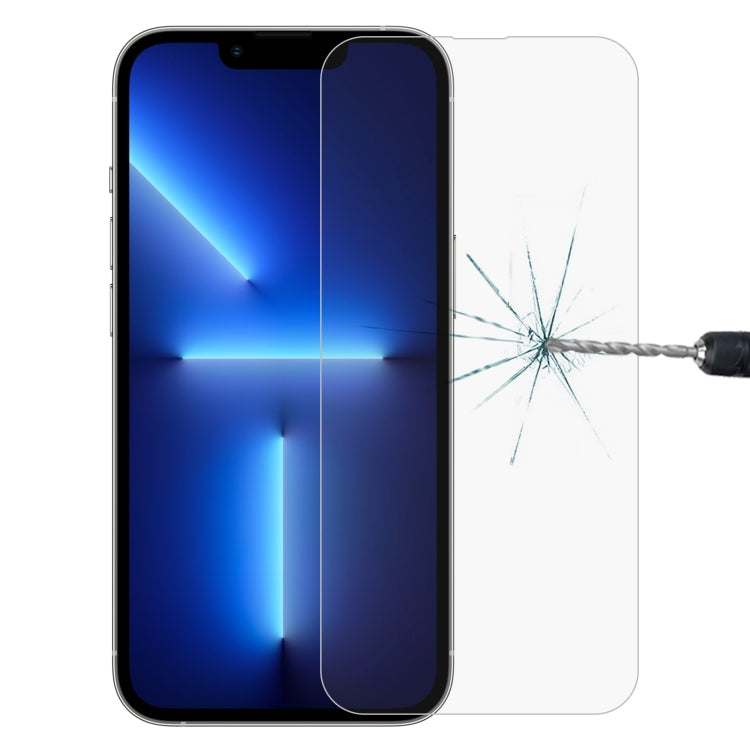 ฟิล์มกระจกนิรภัยอลูมิเนียมสูง 0.26 มม. 9H 2.5D, For iPhone 16e / 13 / 13 Pro, For iPhone 15 Plus / 15 Pro Max, For iPhone 15 / 15 Pro, For iPhone 14 Plus, For iPhone 14 Pro, For iPhone 14 Pro Max, For iPhone 13 mini, For iPhone 12 Pro Max              ...
