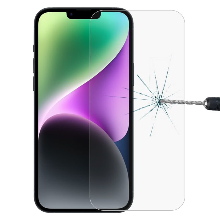 ฟิล์มกระจกนิรภัยอลูมิเนียมสูง 0.26 มม. 9H 2.5D, For iPhone 16e / 13 / 13 Pro, For iPhone 15 Plus / 15 Pro Max, For iPhone 15 / 15 Pro, For iPhone 14 Plus, For iPhone 14 Pro, For iPhone 14 Pro Max, For iPhone 13 mini, For iPhone 12 Pro Max              ...