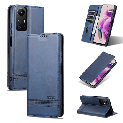 AZNS เคสโทรศัพท์หนังพลิกเนื้อลูกวัวแม่เหล็ก, For Xiaomi Redmi K60 Ultra/Mi 13T/13T Pro, For Xiaomi Redmi K70/K70 Pro, For Xiaomi Redmi 12 4G, For Xiaomi Redmi Note 12S