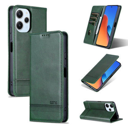 AZNS เคสโทรศัพท์หนังพลิกเนื้อลูกวัวแม่เหล็ก, For Xiaomi Redmi K60 Ultra/Mi 13T/13T Pro, For Xiaomi Redmi K70/K70 Pro, For Xiaomi Redmi 12 4G, For Xiaomi Redmi Note 12S