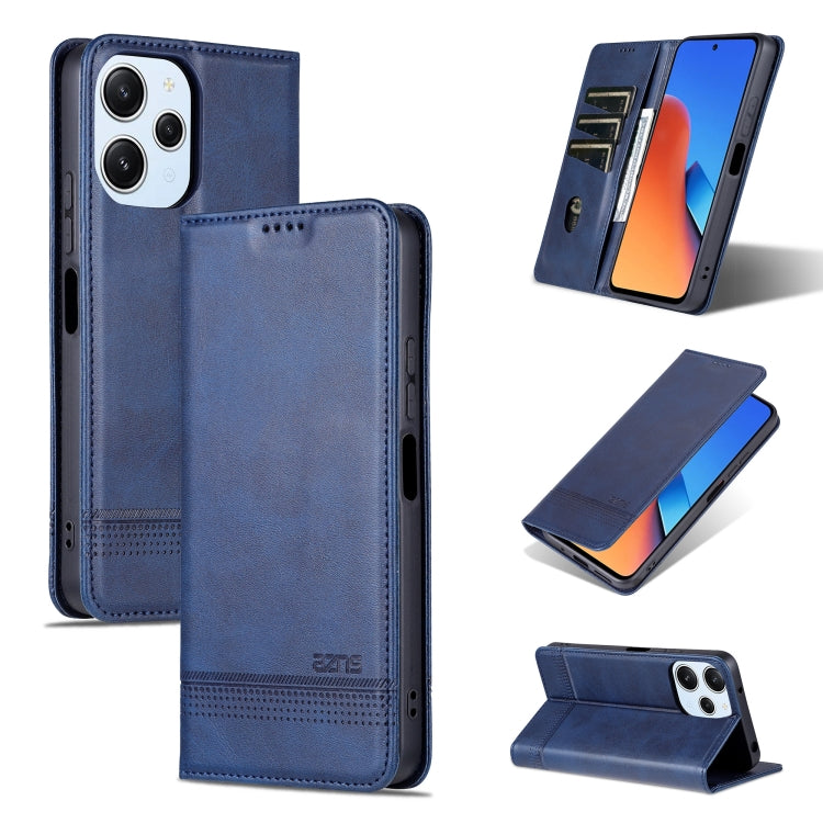 AZNS เคสโทรศัพท์หนังพลิกเนื้อลูกวัวแม่เหล็ก, For Xiaomi Redmi K60 Ultra/Mi 13T/13T Pro, For Xiaomi Redmi K70/K70 Pro, For Xiaomi Redmi 12 4G, For Xiaomi Redmi Note 12S