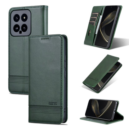 AZNS เคสโทรศัพท์หนังพลิกเนื้อลูกวัวแม่เหล็ก, For Xiaomi Redmi Turbo 3, For Xiaomi Redmi Note 13 Pro 4G, For Xiaomi Redmi Note 13 4G, For Xiaomi Redmi K70E, For Xiaomi 14 Ultra, For Xiaomi Redmi 13C / Poco C65, For Xiaomi 14 Pro, For Xiaomi 14