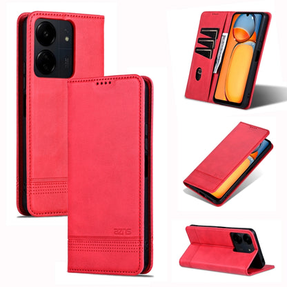 AZNS เคสโทรศัพท์หนังพลิกเนื้อลูกวัวแม่เหล็ก, For Xiaomi Redmi Turbo 3, For Xiaomi Redmi Note 13 Pro 4G, For Xiaomi Redmi Note 13 4G, For Xiaomi Redmi K70E, For Xiaomi 14 Ultra, For Xiaomi Redmi 13C / Poco C65, For Xiaomi 14 Pro, For Xiaomi 14