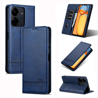 AZNS เคสโทรศัพท์หนังพลิกเนื้อลูกวัวแม่เหล็ก, For Xiaomi Redmi Turbo 3, For Xiaomi Redmi Note 13 Pro 4G, For Xiaomi Redmi Note 13 4G, For Xiaomi Redmi K70E, For Xiaomi 14 Ultra, For Xiaomi Redmi 13C / Poco C65, For Xiaomi 14 Pro, For Xiaomi 14