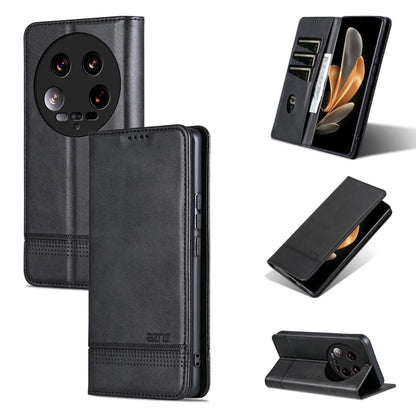 AZNS เคสโทรศัพท์หนังพลิกเนื้อลูกวัวแม่เหล็ก, For Xiaomi Redmi Turbo 3, For Xiaomi Redmi Note 13 Pro 4G, For Xiaomi Redmi Note 13 4G, For Xiaomi Redmi K70E, For Xiaomi 14 Ultra, For Xiaomi Redmi 13C / Poco C65, For Xiaomi 14 Pro, For Xiaomi 14
