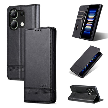 AZNS เคสโทรศัพท์หนังพลิกเนื้อลูกวัวแม่เหล็ก, For Xiaomi Redmi Turbo 3, For Xiaomi Redmi Note 13 Pro 4G, For Xiaomi Redmi Note 13 4G, For Xiaomi Redmi K70E, For Xiaomi 14 Ultra, For Xiaomi Redmi 13C / Poco C65, For Xiaomi 14 Pro, For Xiaomi 14