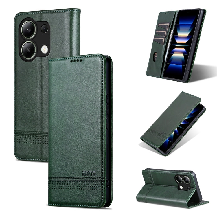AZNS เคสโทรศัพท์หนังพลิกเนื้อลูกวัวแม่เหล็ก, For Xiaomi Redmi Turbo 3, For Xiaomi Redmi Note 13 Pro 4G, For Xiaomi Redmi Note 13 4G, For Xiaomi Redmi K70E, For Xiaomi 14 Ultra, For Xiaomi Redmi 13C / Poco C65, For Xiaomi 14 Pro, For Xiaomi 14