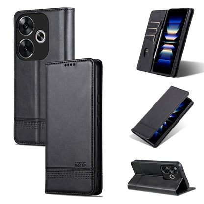 AZNS เคสโทรศัพท์หนังพลิกเนื้อลูกวัวแม่เหล็ก, For Xiaomi Redmi Turbo 3, For Xiaomi Redmi Note 13 Pro 4G, For Xiaomi Redmi Note 13 4G, For Xiaomi Redmi K70E, For Xiaomi 14 Ultra, For Xiaomi Redmi 13C / Poco C65, For Xiaomi 14 Pro, For Xiaomi 14