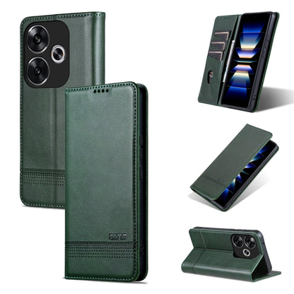 AZNS เคสโทรศัพท์หนังพลิกเนื้อลูกวัวแม่เหล็ก, For Xiaomi Redmi Turbo 3, For Xiaomi Redmi Note 13 Pro 4G, For Xiaomi Redmi Note 13 4G, For Xiaomi Redmi K70E, For Xiaomi 14 Ultra, For Xiaomi Redmi 13C / Poco C65, For Xiaomi 14 Pro, For Xiaomi 14