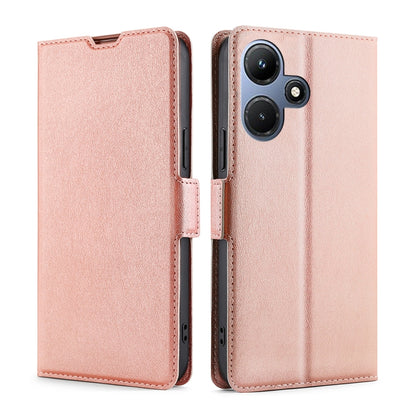 เคสโทรศัพท์หนังพลิกแนวนอนหัวเข็มขัดด้านข้างแรงดันไฟฟ้าบางเฉียบ, For Infinix Note 40 Pro 5G, For Infinix Note 40 4G, For Infinix Hot 40i, For Infinix GT 10 Pro 5G, For Infinix Smart 7 HD, For Infinix Hot 30i 4G, For Infinix Note 30 VIP 5G