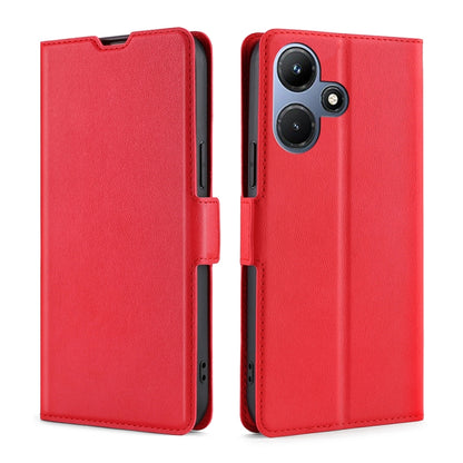 เคสโทรศัพท์หนังพลิกแนวนอนหัวเข็มขัดด้านข้างแรงดันไฟฟ้าบางเฉียบ, For Infinix Note 40 Pro 5G, For Infinix Note 40 4G, For Infinix Hot 40i, For Infinix GT 10 Pro 5G, For Infinix Smart 7 HD, For Infinix Hot 30i 4G, For Infinix Note 30 VIP 5G