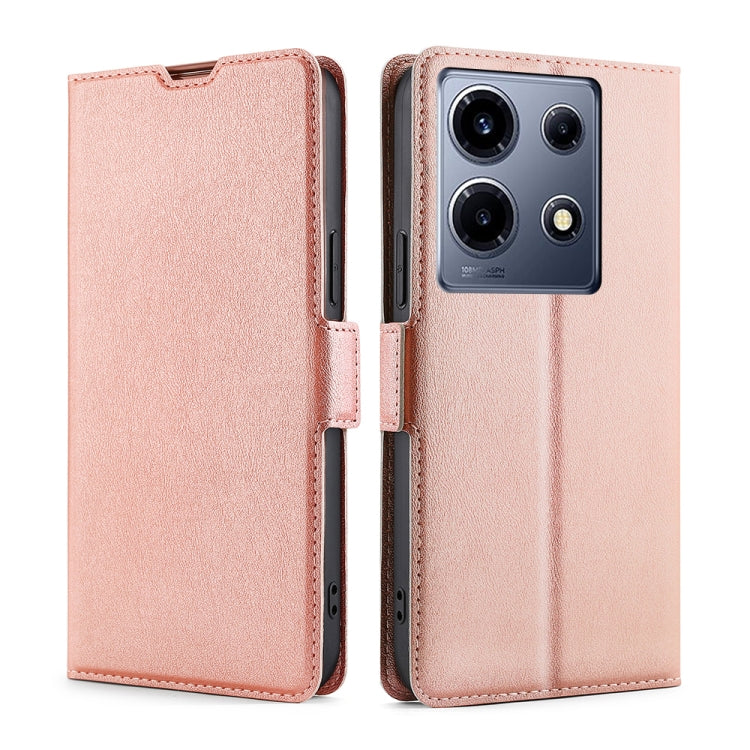 เคสโทรศัพท์หนังพลิกแนวนอนหัวเข็มขัดด้านข้างแรงดันไฟฟ้าบางเฉียบ, For Infinix Note 40 Pro 5G, For Infinix Note 40 4G, For Infinix Hot 40i, For Infinix GT 10 Pro 5G, For Infinix Smart 7 HD, For Infinix Hot 30i 4G, For Infinix Note 30 VIP 5G