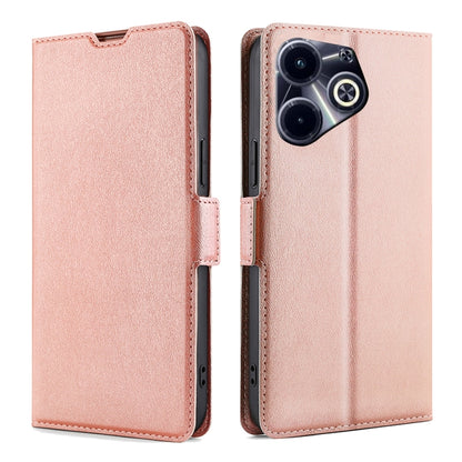 เคสโทรศัพท์หนังพลิกแนวนอนหัวเข็มขัดด้านข้างแรงดันไฟฟ้าบางเฉียบ, For Infinix Note 40 Pro 5G, For Infinix Note 40 4G, For Infinix Hot 40i, For Infinix GT 10 Pro 5G, For Infinix Smart 7 HD, For Infinix Hot 30i 4G, For Infinix Note 30 VIP 5G