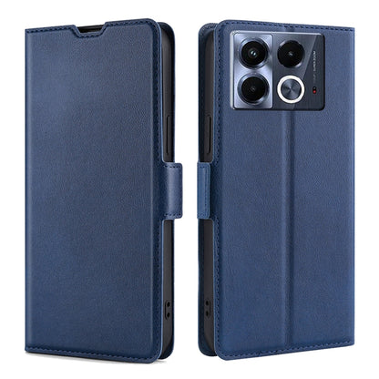เคสโทรศัพท์หนังพลิกแนวนอนหัวเข็มขัดด้านข้างแรงดันไฟฟ้าบางเฉียบ, For Infinix Hot 60 5G, For Infinix Hot 60 Pro+ 4G, For Infinix Smart 10 4G, For Infinix Note 50s 5G, For Infinix Note 50x 5G, For Infinix Note 50 Pro+ 5G, For Infinix Note 50 4G           ...