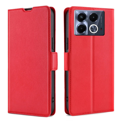 เคสโทรศัพท์หนังพลิกแนวนอนหัวเข็มขัดด้านข้างแรงดันไฟฟ้าบางเฉียบ, For Infinix Hot 60 5G, For Infinix Hot 60 Pro+ 4G, For Infinix Smart 10 4G, For Infinix Note 50s 5G, For Infinix Note 50x 5G, For Infinix Note 50 Pro+ 5G, For Infinix Note 50 4G           ...
