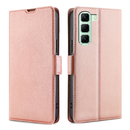 เคสโทรศัพท์หนังพลิกแนวนอนหัวเข็มขัดด้านข้างแรงดันไฟฟ้าบางเฉียบ, For Infinix Hot 60 5G, For Infinix Hot 60 Pro+ 4G, For Infinix Smart 10 4G, For Infinix Note 50s 5G, For Infinix Note 50x 5G, For Infinix Note 50 Pro+ 5G, For Infinix Note 50 4G           ...