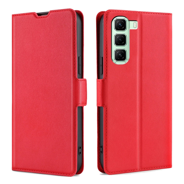 เคสโทรศัพท์หนังพลิกแนวนอนหัวเข็มขัดด้านข้างแรงดันไฟฟ้าบางเฉียบ, For Infinix Hot 60 5G, For Infinix Hot 60 Pro+ 4G, For Infinix Smart 10 4G, For Infinix Note 50s 5G, For Infinix Note 50x 5G, For Infinix Note 50 Pro+ 5G, For Infinix Note 50 4G           ...
