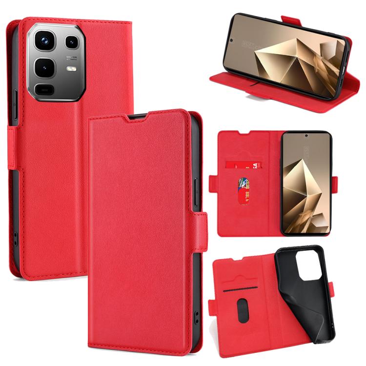 เคสโทรศัพท์หนังพลิกแนวนอนหัวเข็มขัดด้านข้างแรงดันไฟฟ้าบางเฉียบ, For Infinix Hot 60 5G, For Infinix Hot 60 Pro+ 4G, For Infinix Smart 10 4G, For Infinix Note 50s 5G, For Infinix Note 50x 5G, For Infinix Note 50 Pro+ 5G, For Infinix Note 50 4G           ...